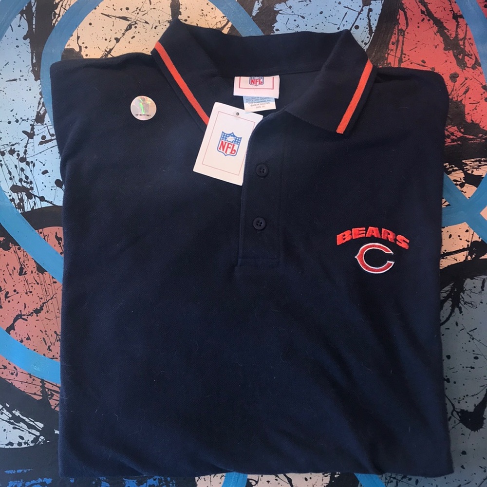 Chicago Bears Pique Polo XL